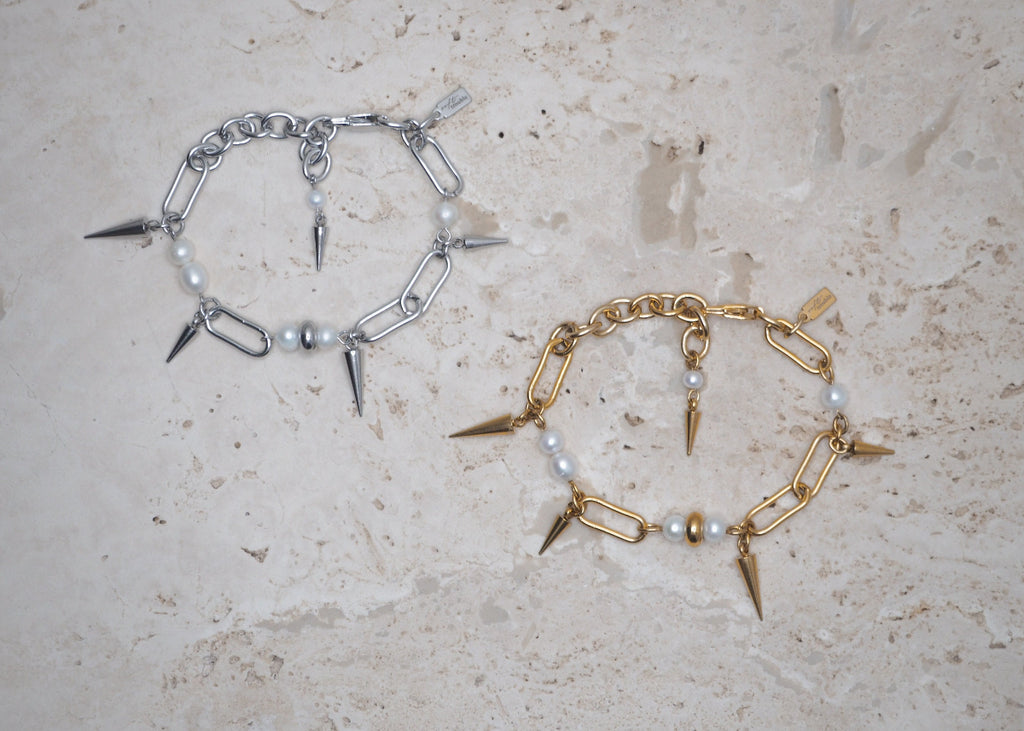 pierced pearl bracelet 5