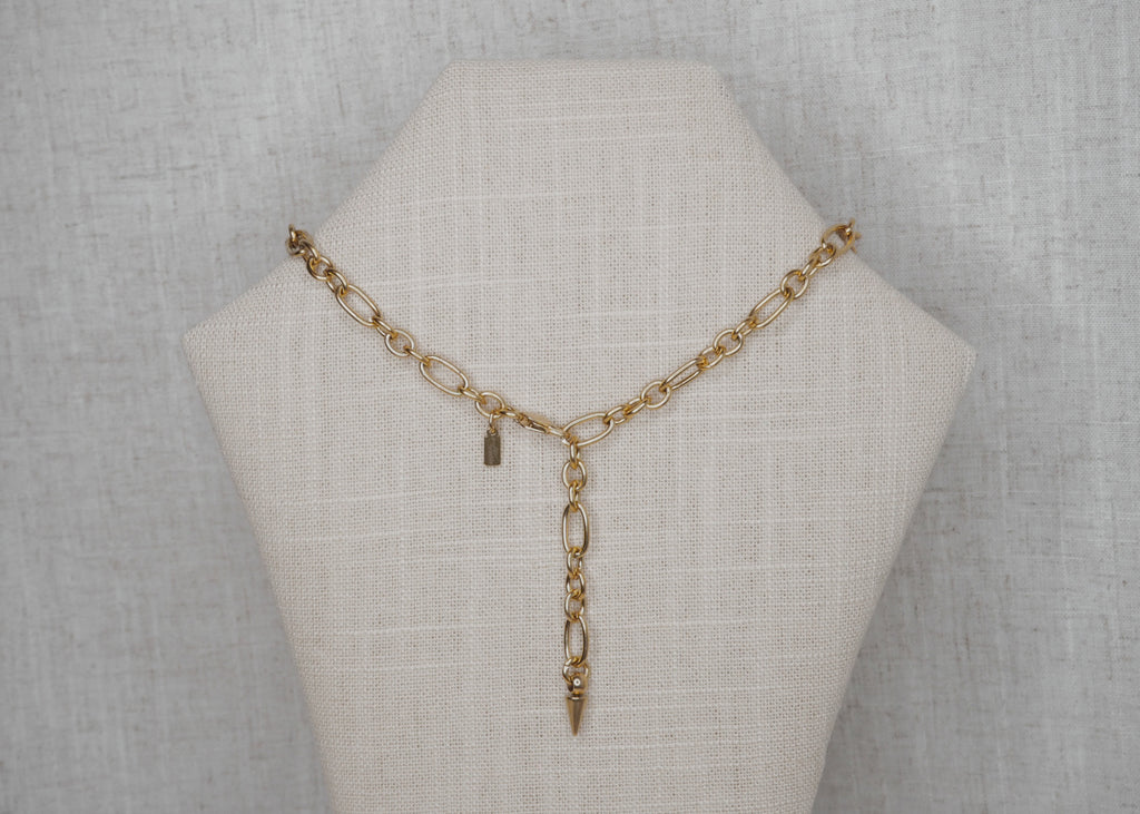 pretty sharp necklace gold 4