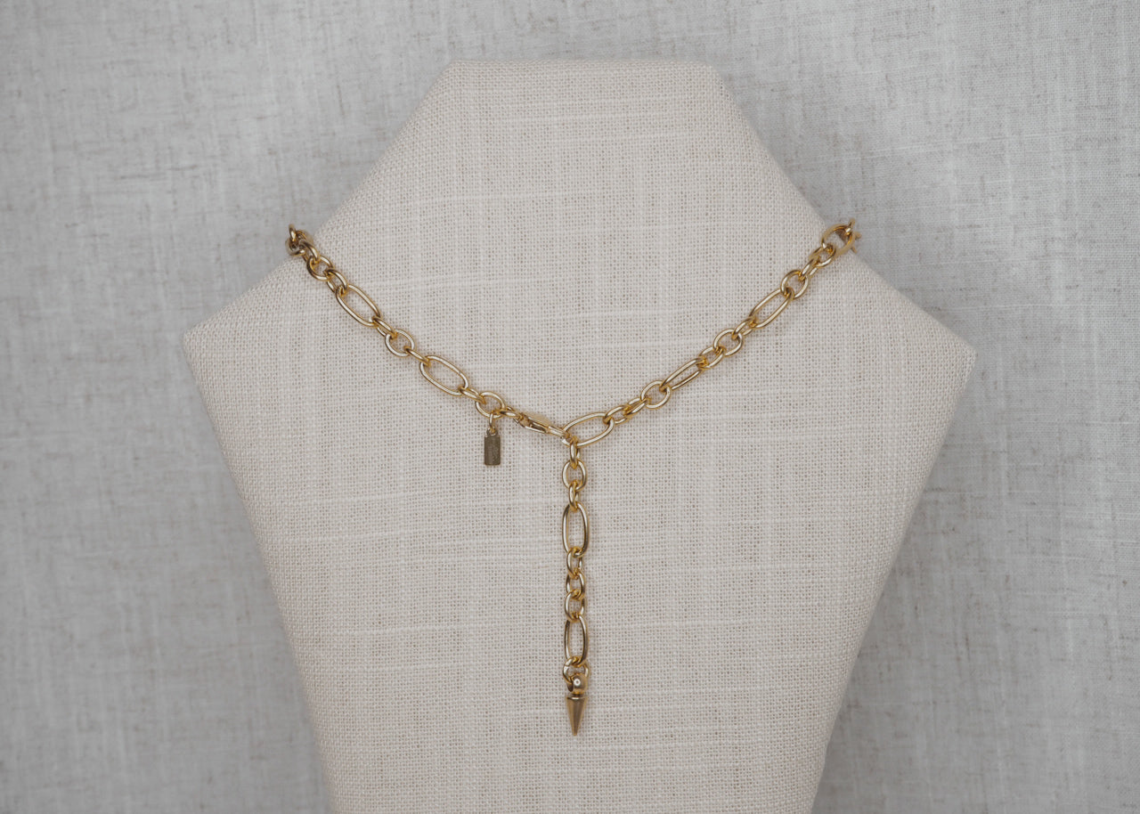 pretty sharp necklace gold 4