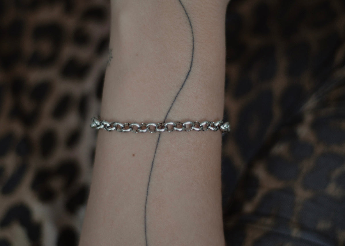 rolo bracelet silver 6