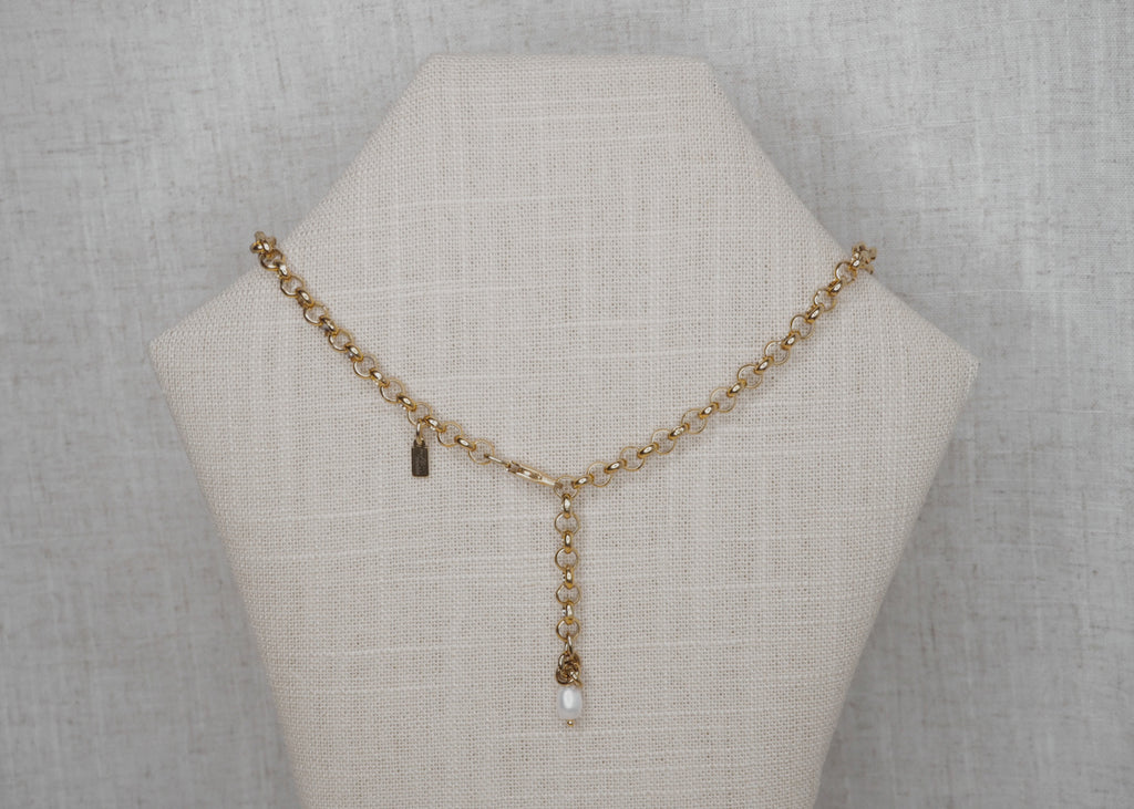 rolo necklace gold 2