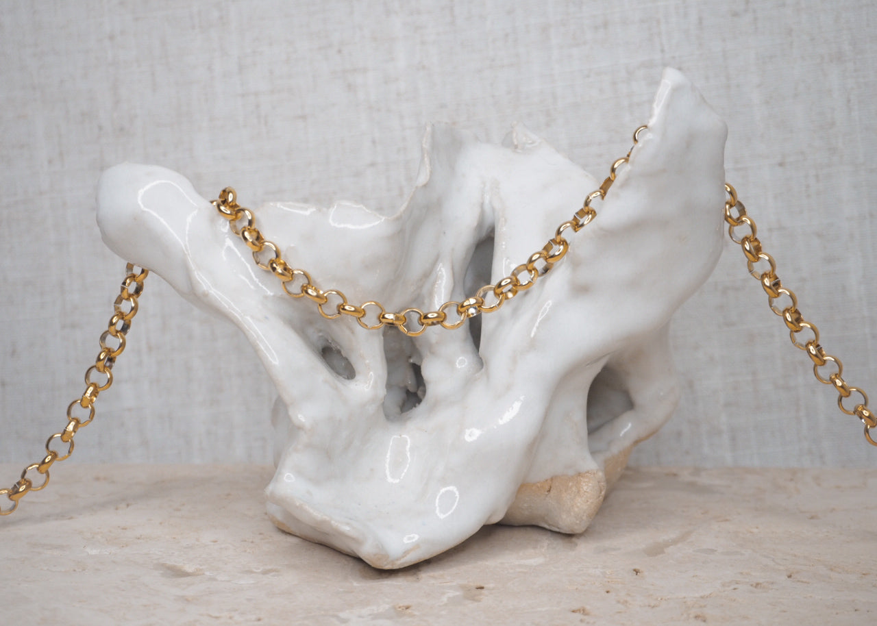 rolo necklace gold 3