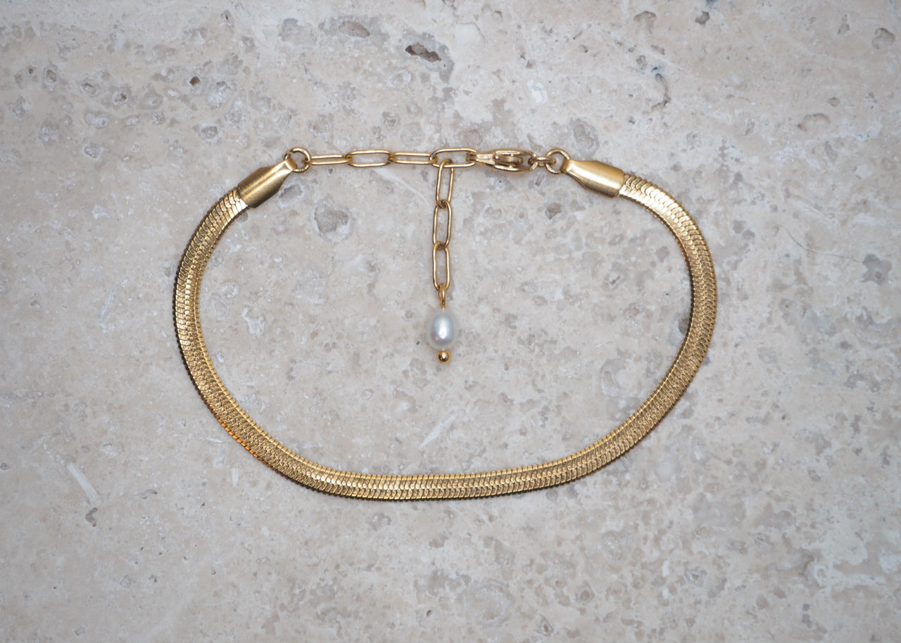 snake bracelet gold | 3 mm 1