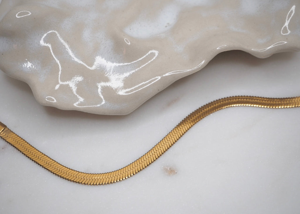 snake bracelet gold | 4 mm 2