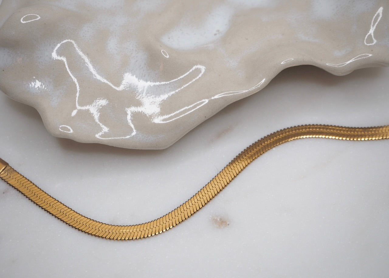 snake bracelet gold | 4 mm 2