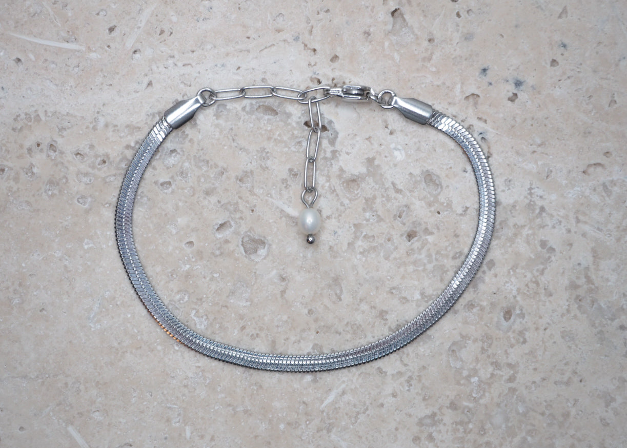 snake bracelet silver | 3 mm 1