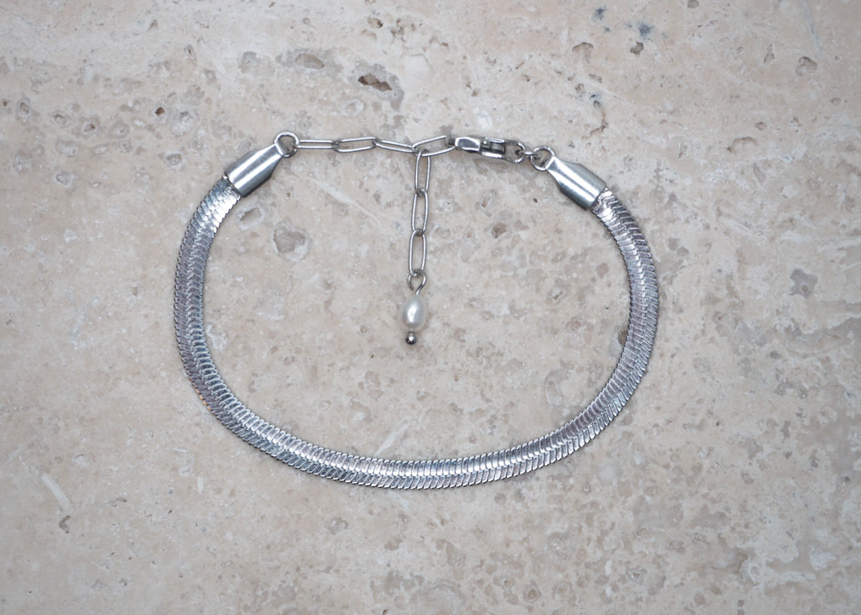 snake bracelet silver | 4 mm 1