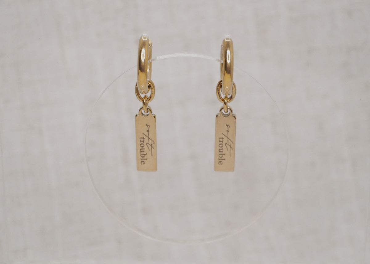 soft trouble hoops gold 1 