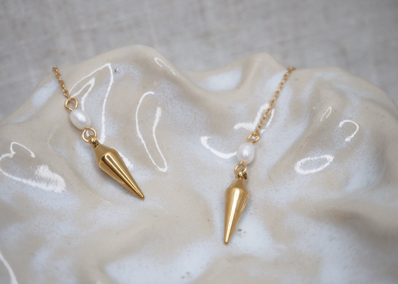 threads pearl spike gold 2