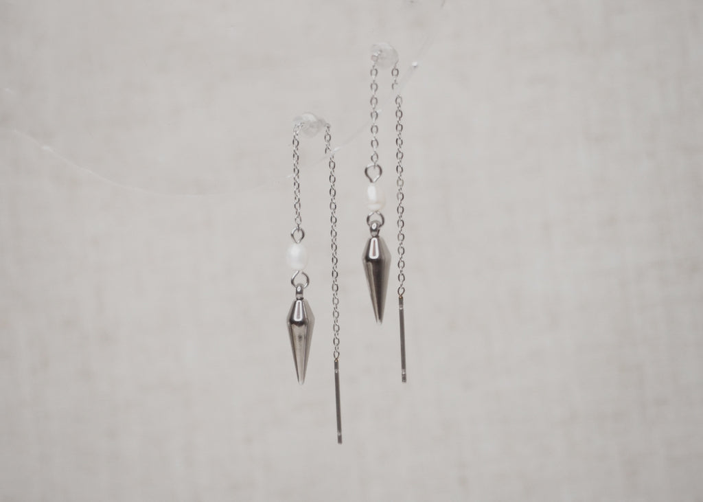 threads pearl spike silver 1