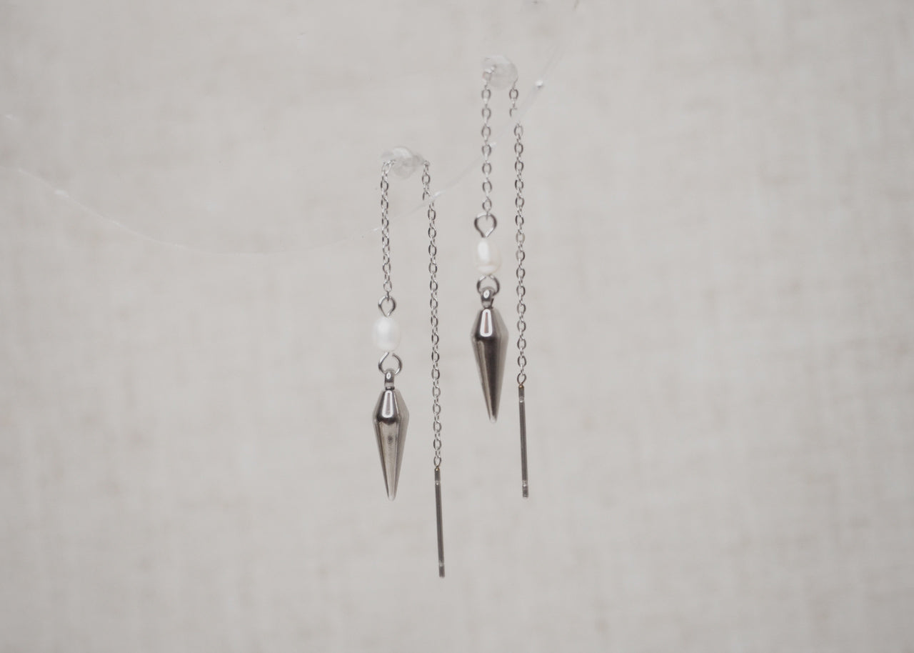 threads pearl spike silver 1