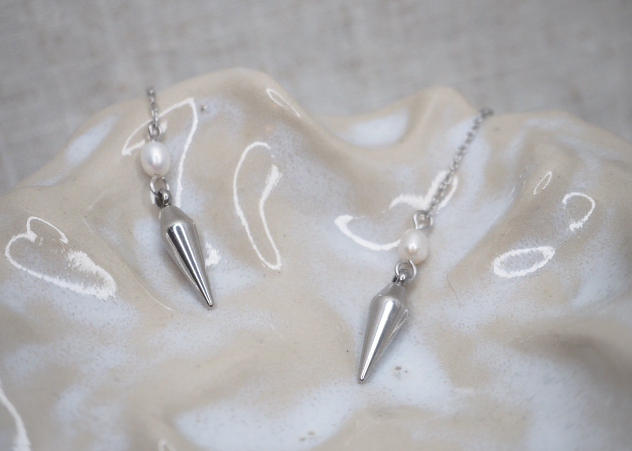 threads pearl spike silver 2