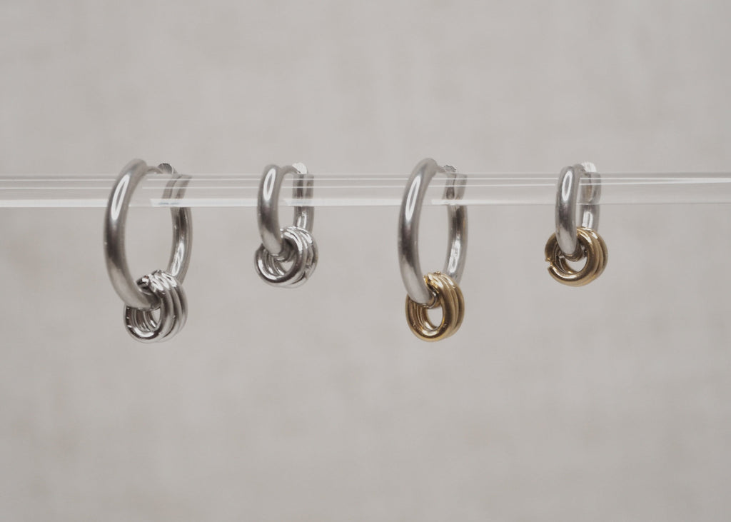 trio hoops xs trio hoops silver heat wave round 1