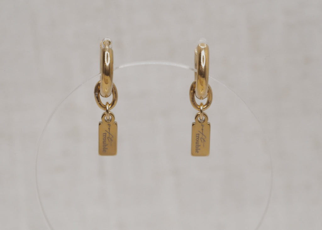 xs soft trouble hoops gold